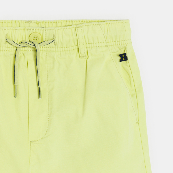 شورت سادة من القماش للأولاد